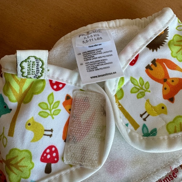 ImseVimse preemie baby cloth diapers and cover all-in-one 3 pieces - Picture 2 of 7